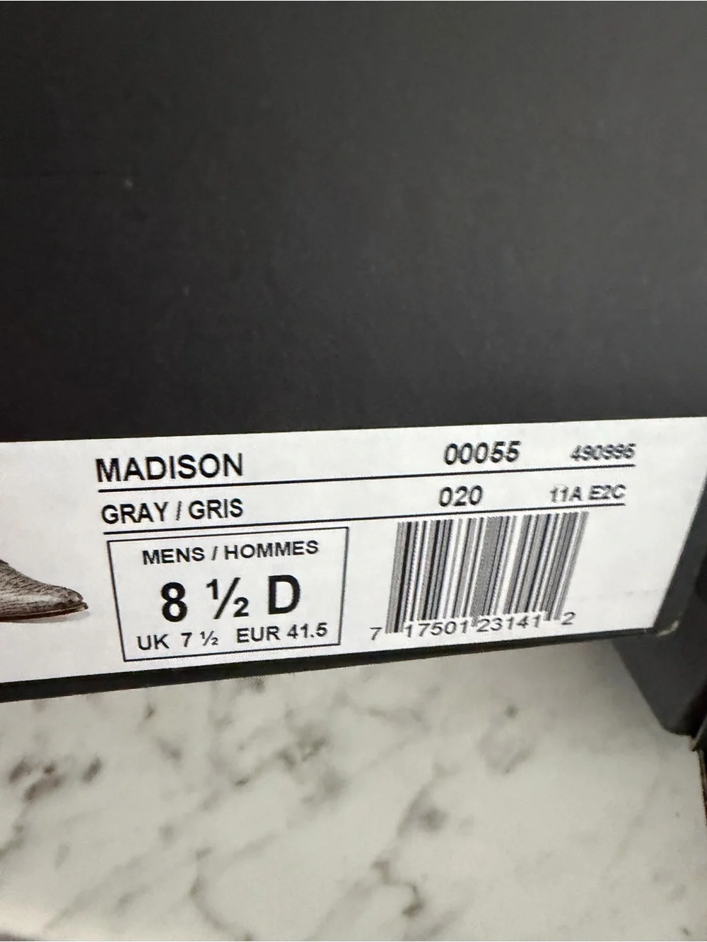 Stacy Adams Men's Brown Croc-Embossed Lace-Up Shoes size 8.5 D New
